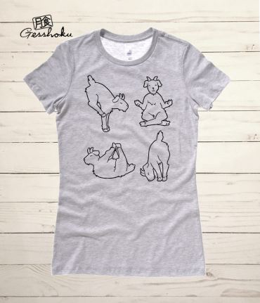 Yoga Goats Ladies T-shirt
