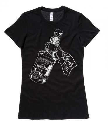 Drink Me ~ Wonderland Ladies T-shirt
