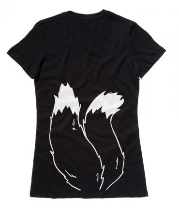 Kitsune Fox Tails Ladies T-shirt