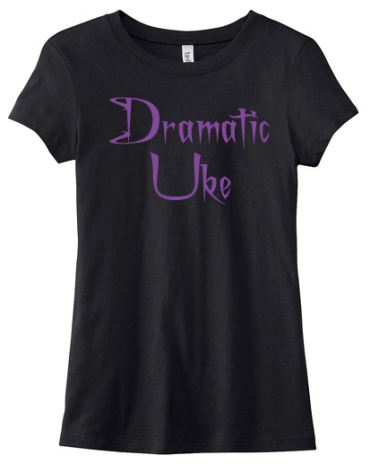 Dramatic Uke Yaoi/Yuri Ladies T-shirt