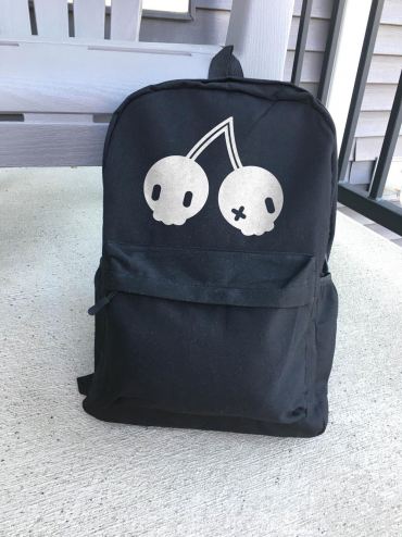 Cherry Skulls Canvas Classic Backpack