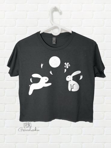 Moon Bunnies Crop Top T-shirt