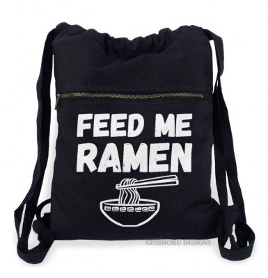 Feed Me Ramen Cinch Backpack