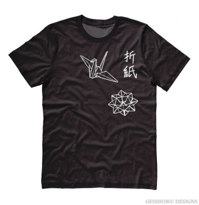 Origami Japanese Kanji T-shirt