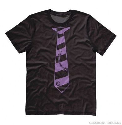 Fabulously Punk Striped Tie T-shirt