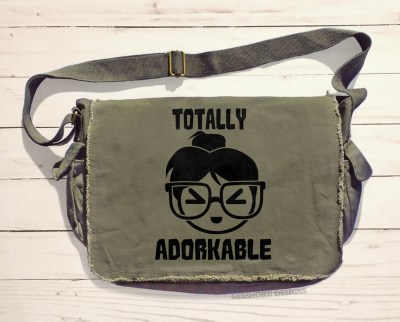 Totally Adorkable Messenger Bag