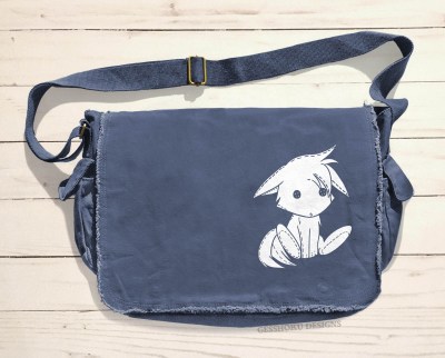 Plush Kitsune Messenger Bag
