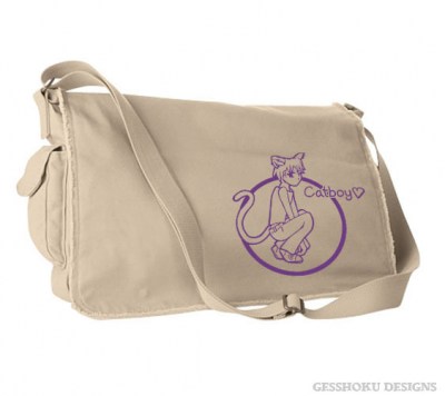 Catboys are Love Messenger Bag