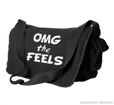 OMG the Feels Messenger Bag