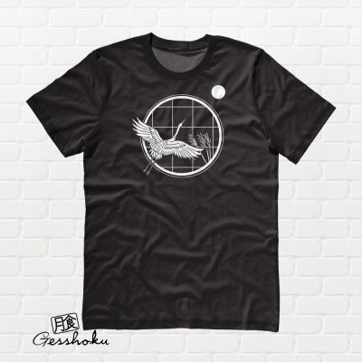 Crane and Moon T-shirt