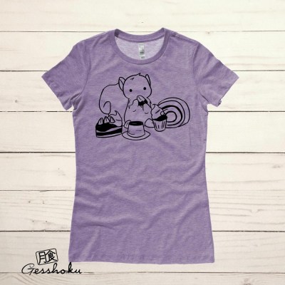 Squirrels and Sweets Ladies T-shirt