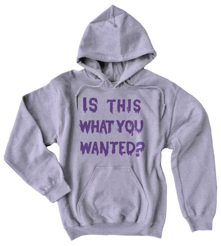 Is ThiS WHaT YoU wANTed? Pullover Hoodie - Light Grey