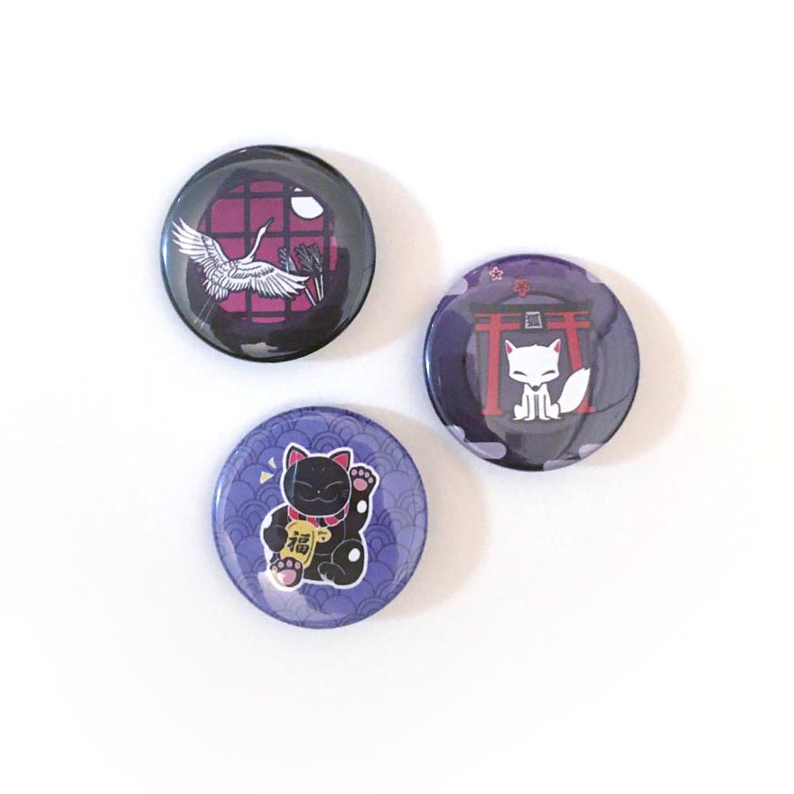 Traditional Japan Pin Set -