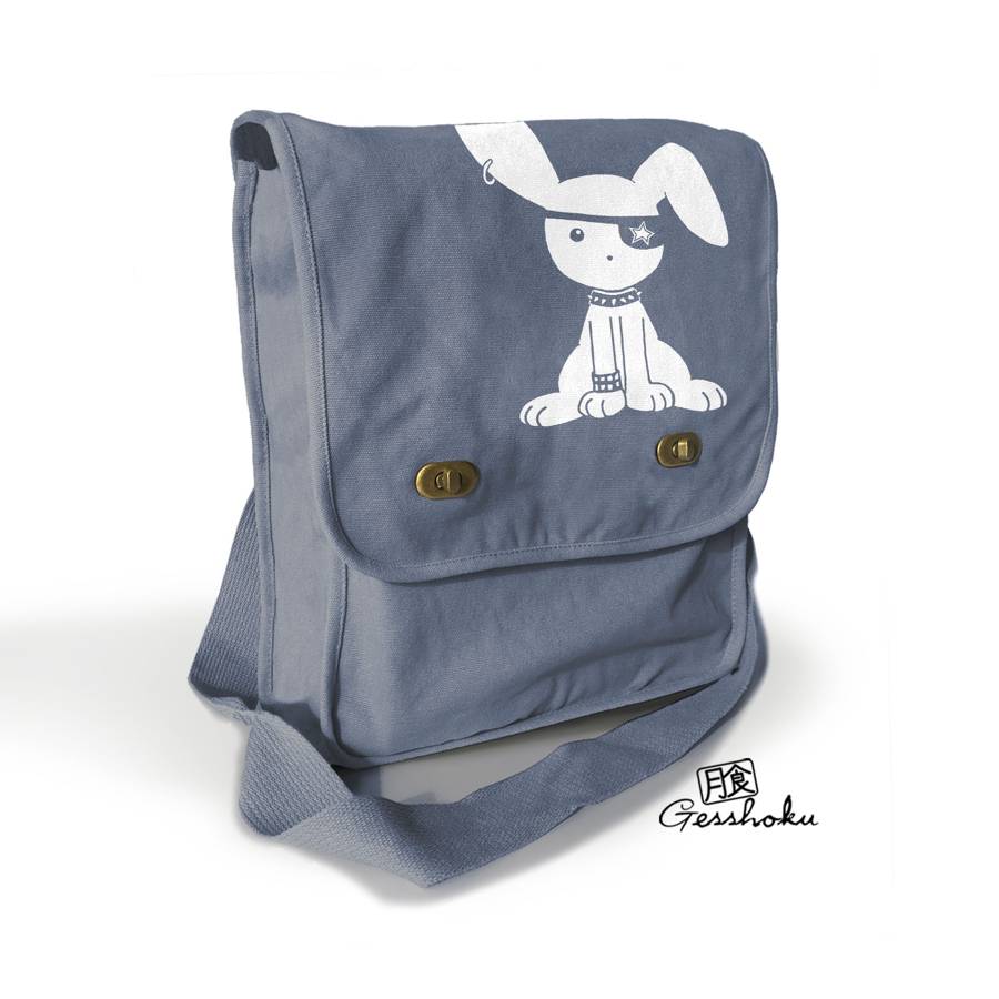 Gothic Jrock Bunny Field Bag - Denim Blue