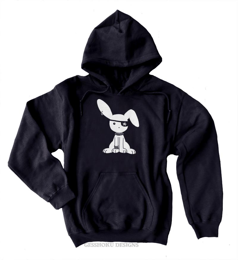 Jrock Bunny Gothic Pullover Hoodie - Black