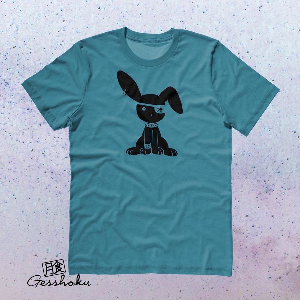 Gothic Jrock Bunny T-shirt - Dark Heather Teal