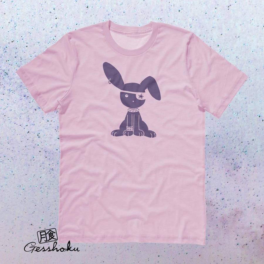 Gothic Jrock Bunny T-shirt - Light Pink