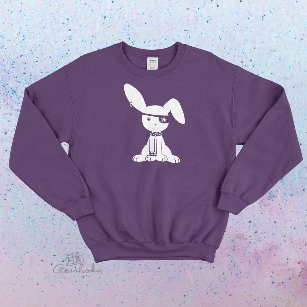 Jrock Bunny Crewneck Sweatshirt - Purple