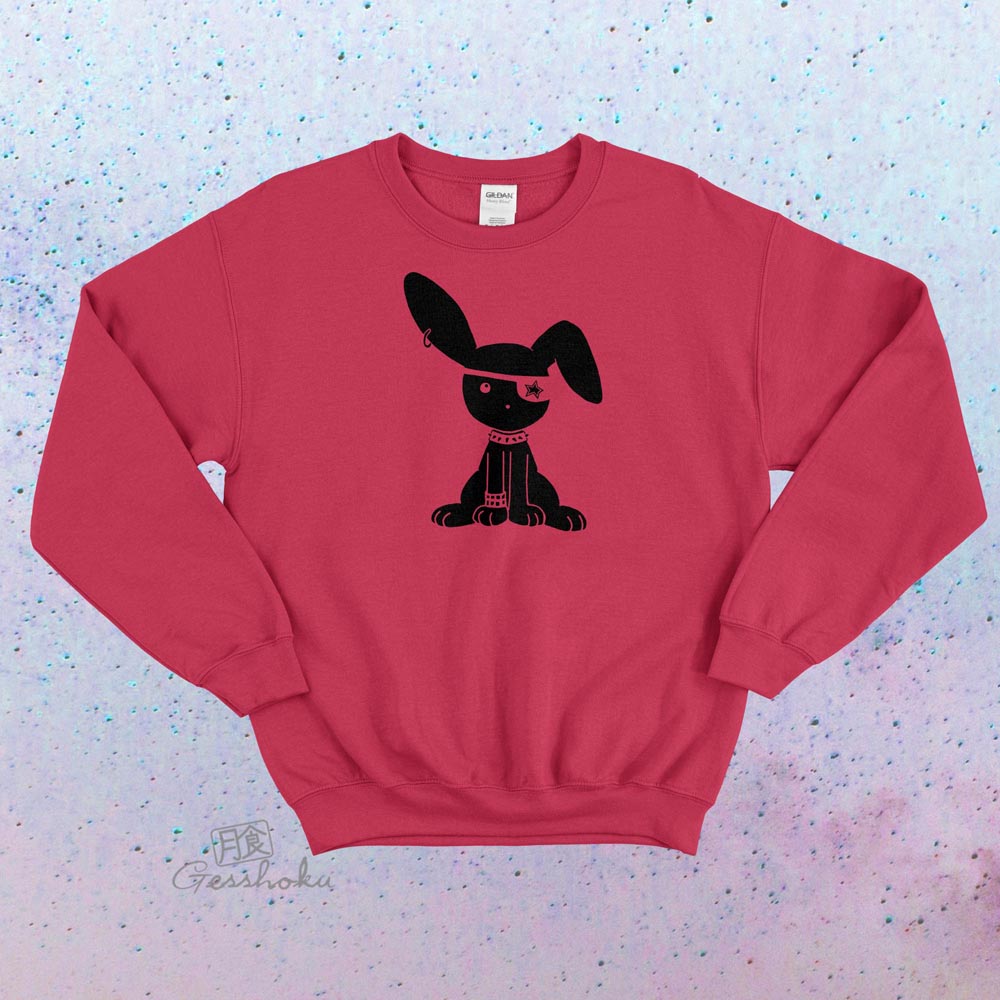 Jrock Bunny Crewneck Sweatshirt - Red