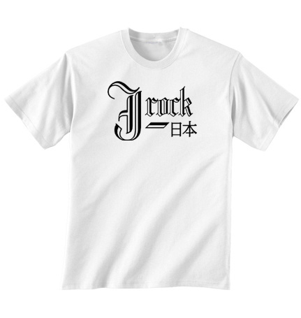 Jrock Kanji Gothic T-shirt - White