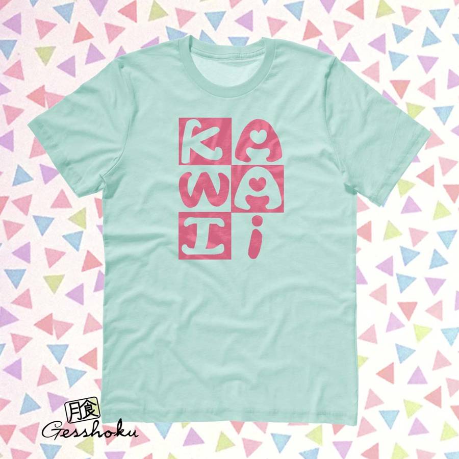 Kawaii Block T-shirt - Mint