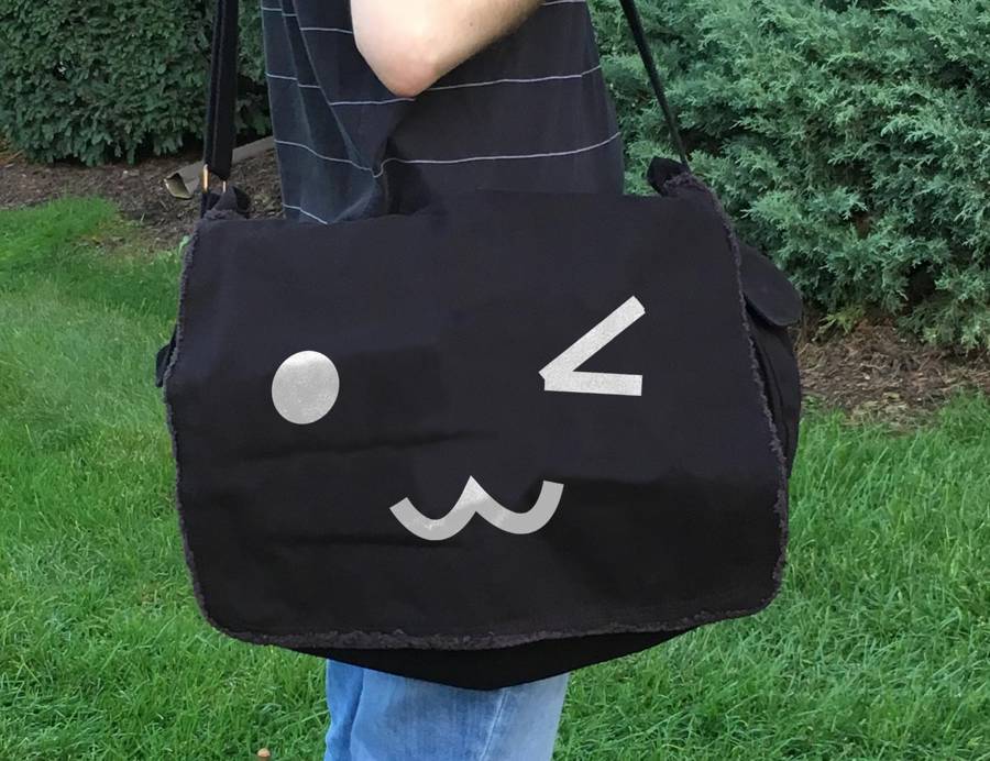 Kawaii Face Messenger Bag -