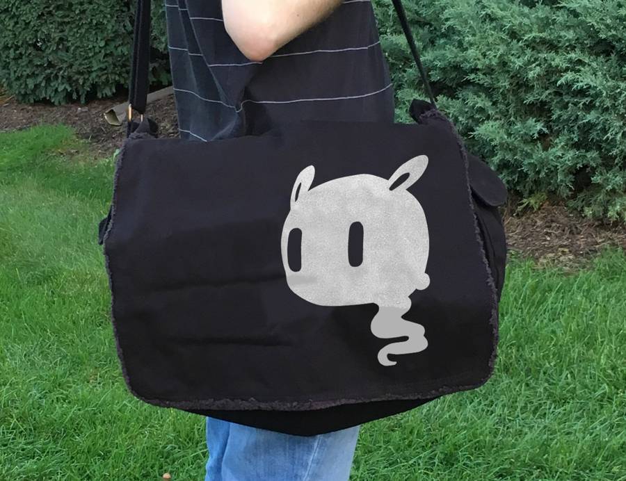 Kawaii Ghost Messenger Bag -