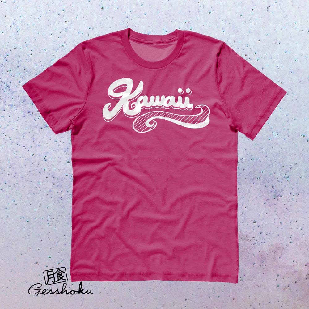 Kawaii Retro T-shirt - Hot Pink