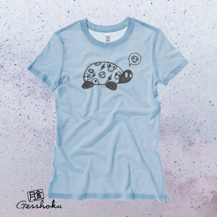 Harajuku Kame Turtle Ladies T-shirt - Light Blue