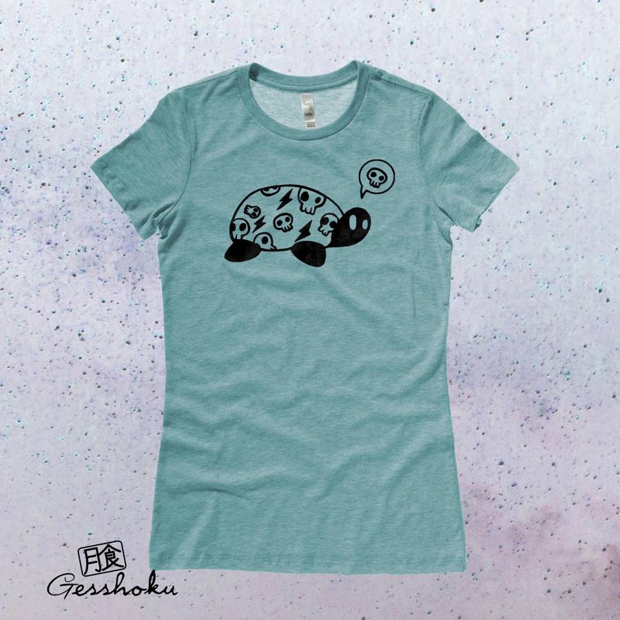 Harajuku Kame Turtle Ladies T-shirt - Seafoam