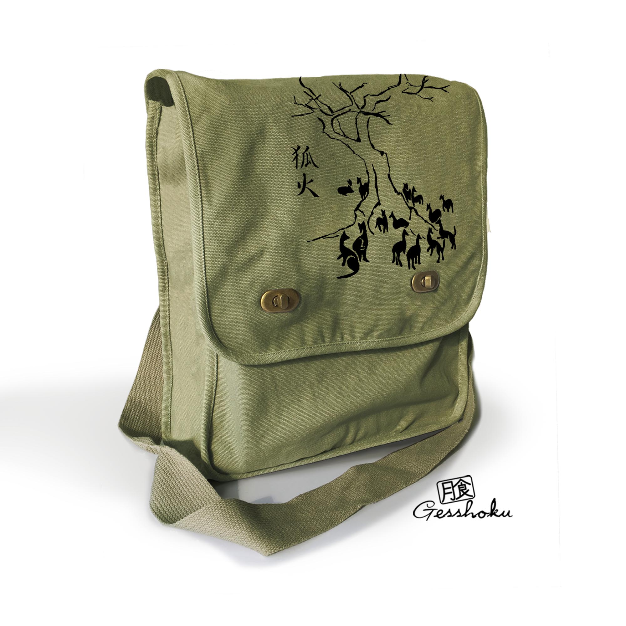 Kitsune Fire Field Bag - Khaki Green