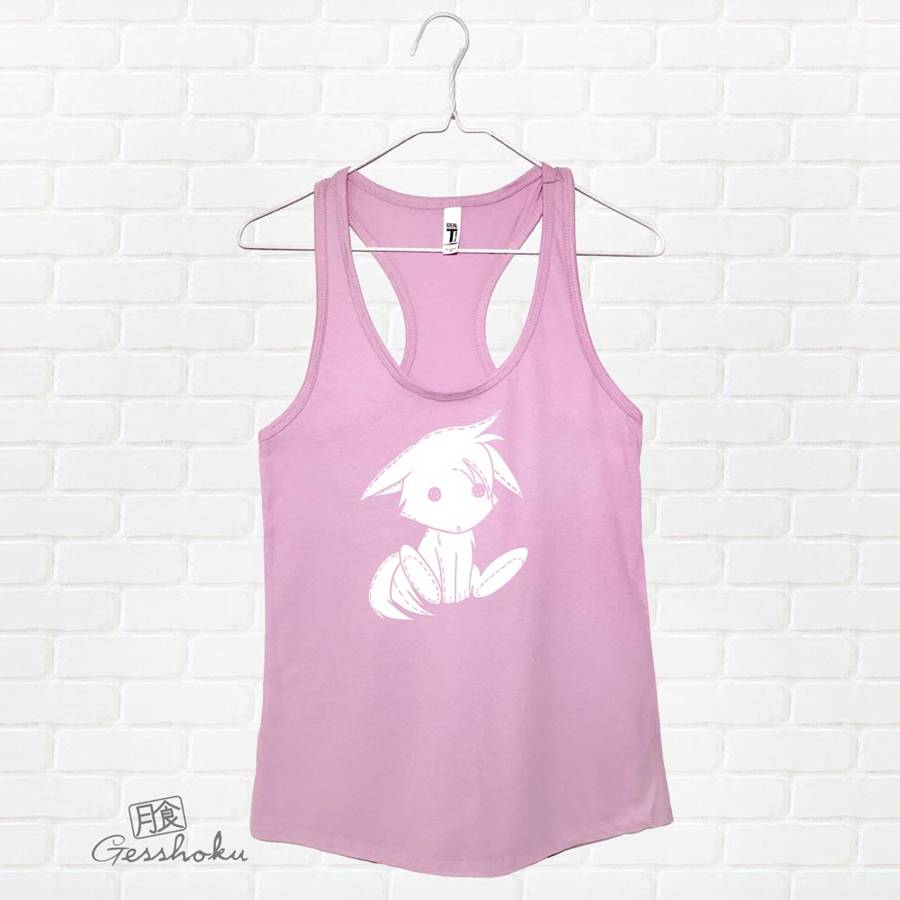 Plush Kitsune Flowy Tank Top - Lilac