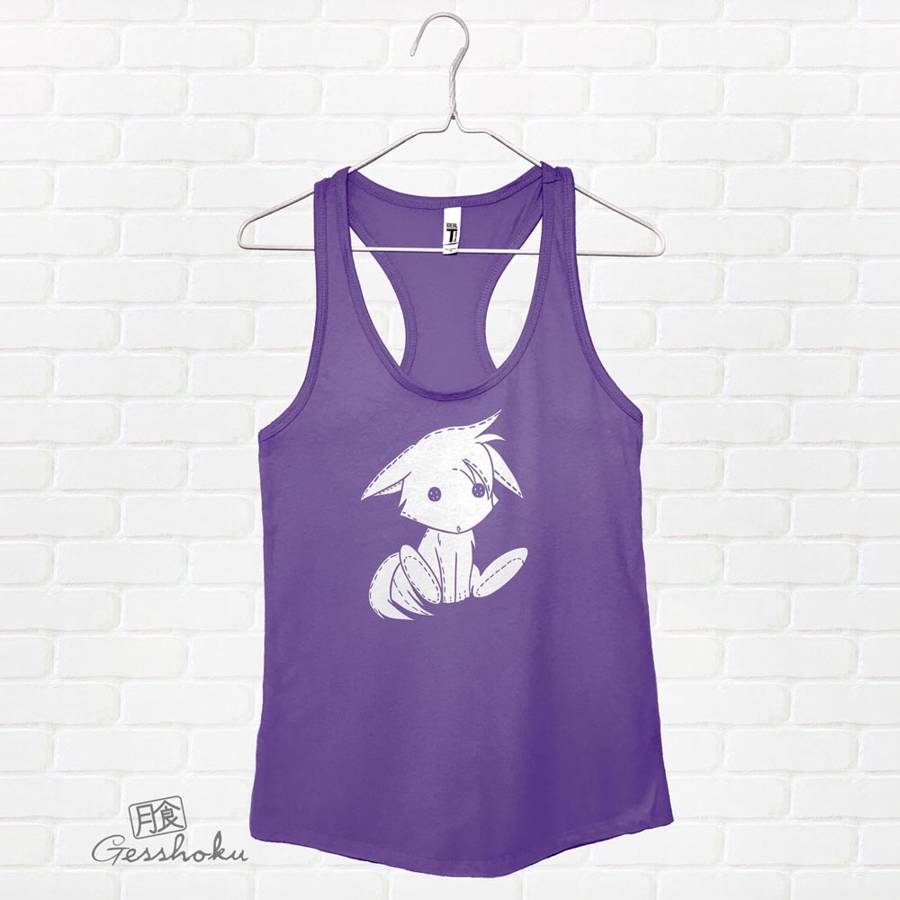 Plush Kitsune Flowy Tank Top - Purple