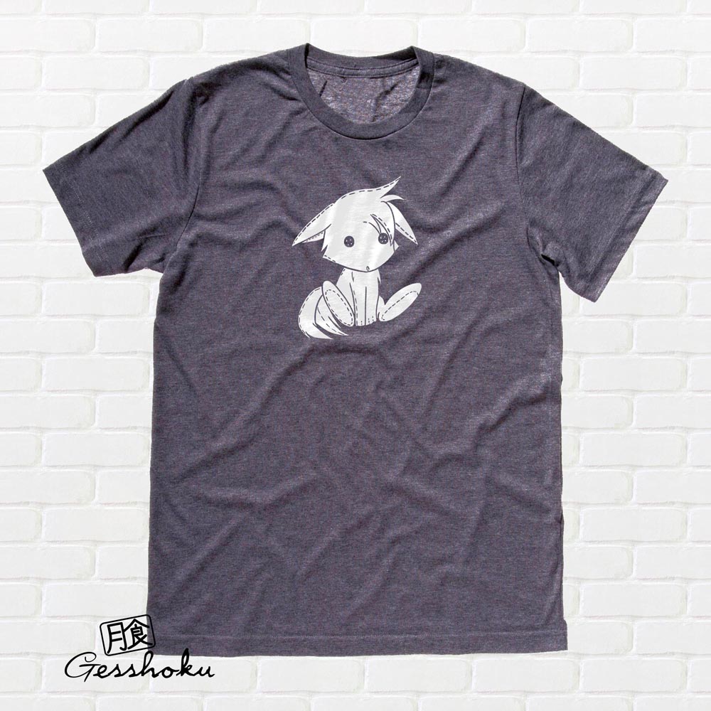 Plush Kitsune T-shirt - Charcoal Grey