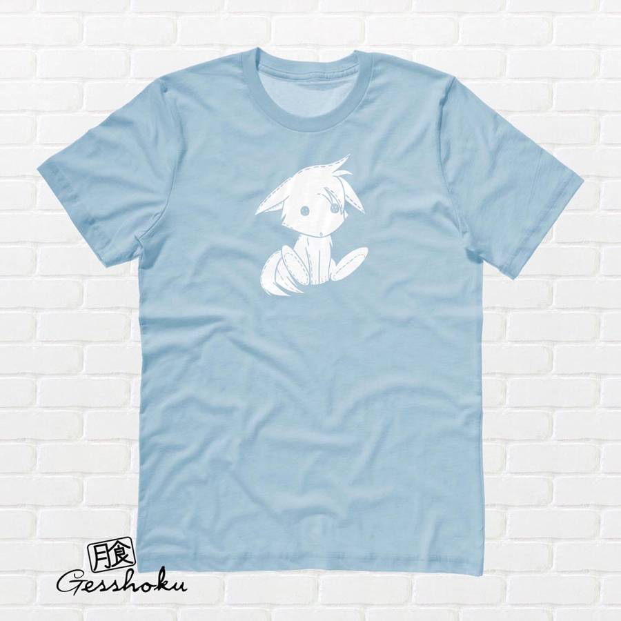 Plush Kitsune T-shirt - Light Blue