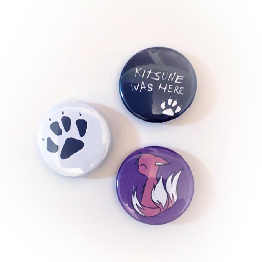 Kitsune Pin Set -