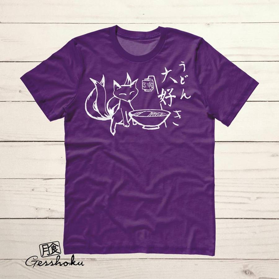 Kitsune Udon T-shirt - Purple