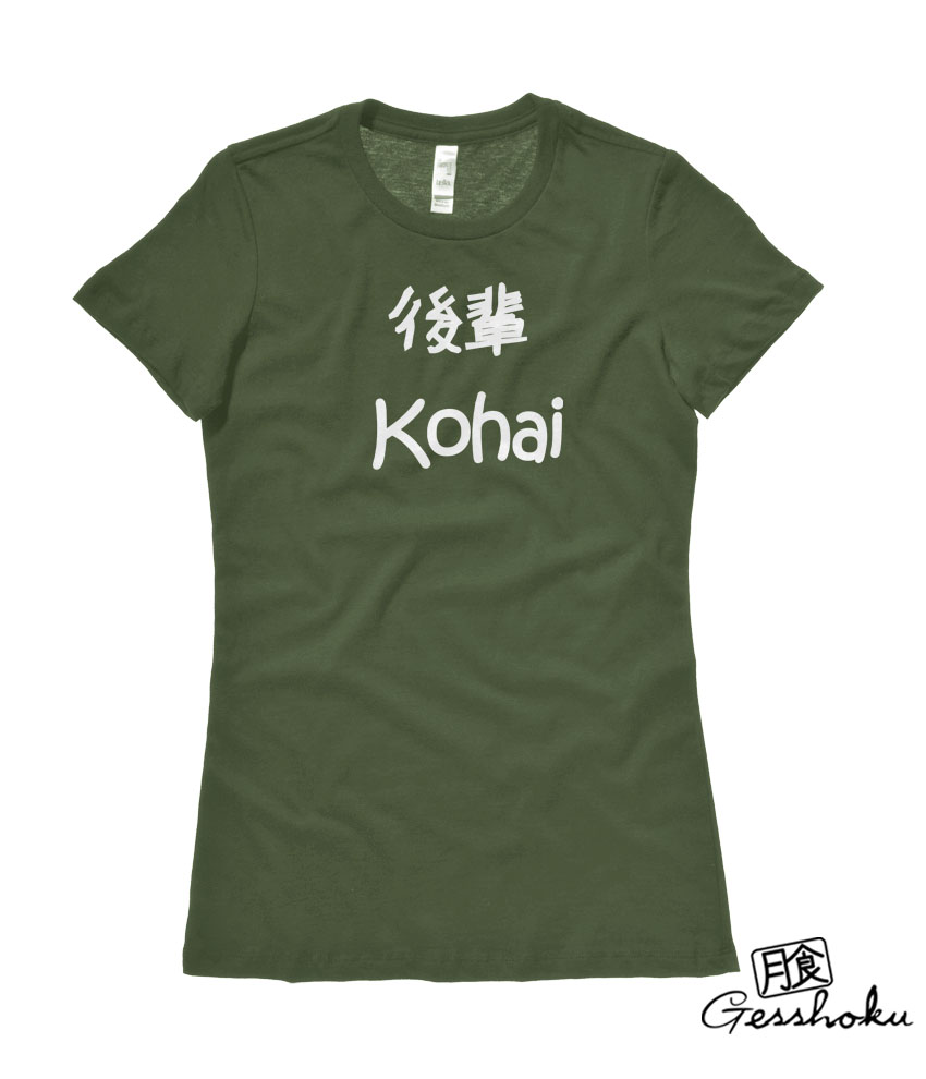 Kohai Ladies T-shirt - Olive Green