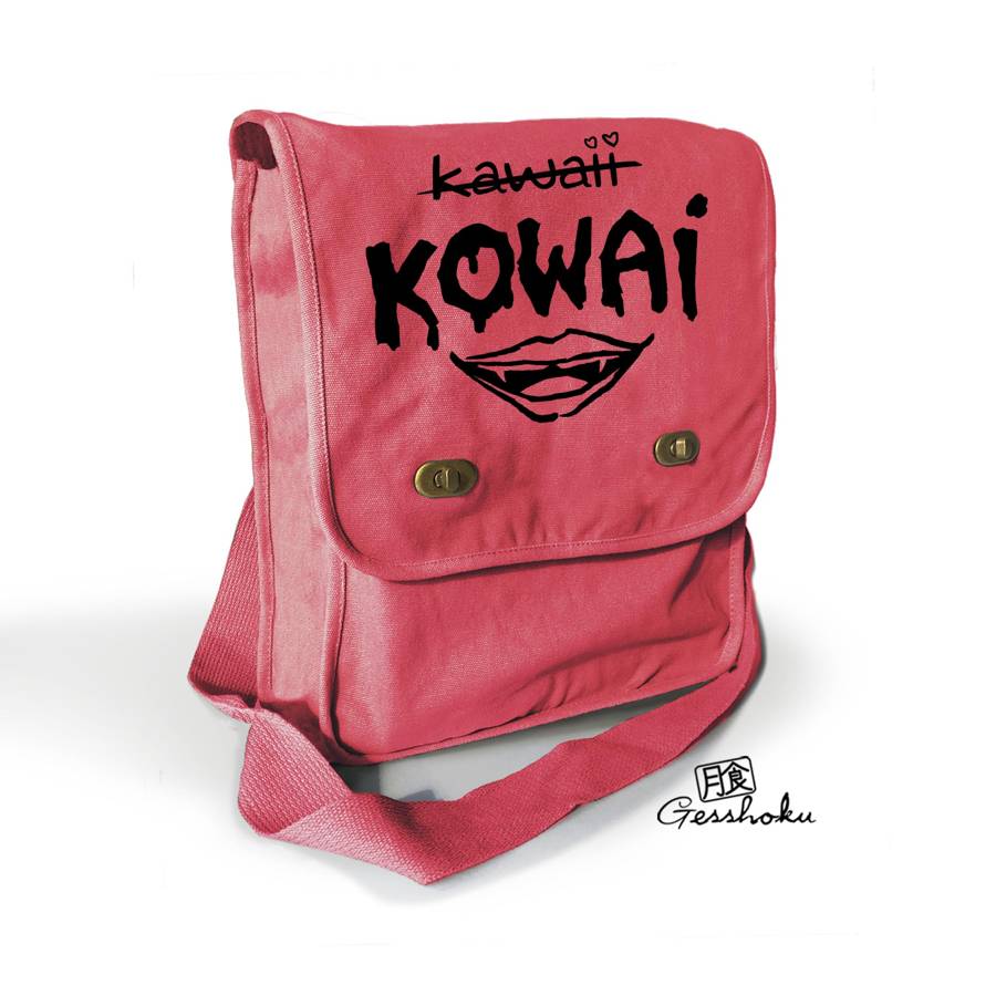 KOWAI not Kawaii Field Bag - Red