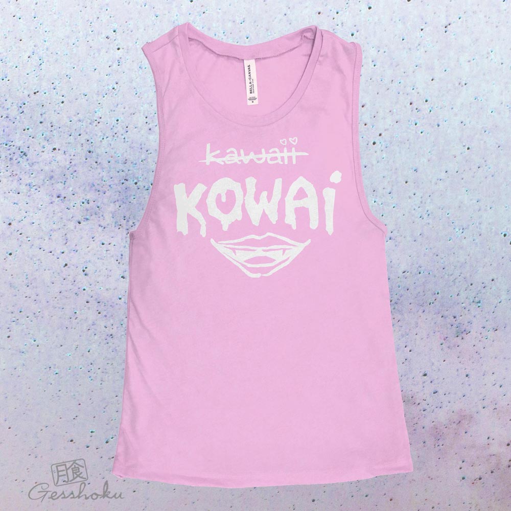 KOWAI not Kawaii Sleeveless Top - Lilac