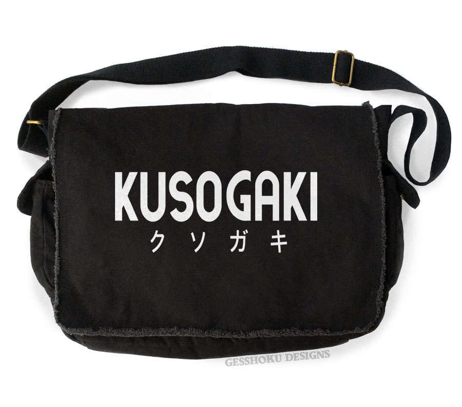 Kusogaki "Brat" Messenger Bag - Black