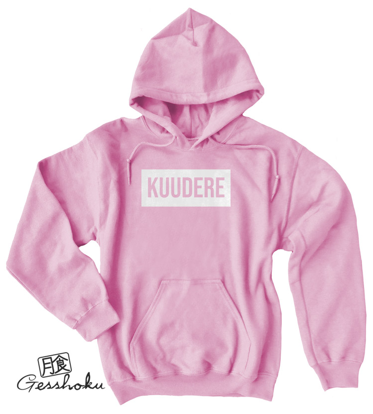 Kuudere Pullover Hoodie - Light Pink
