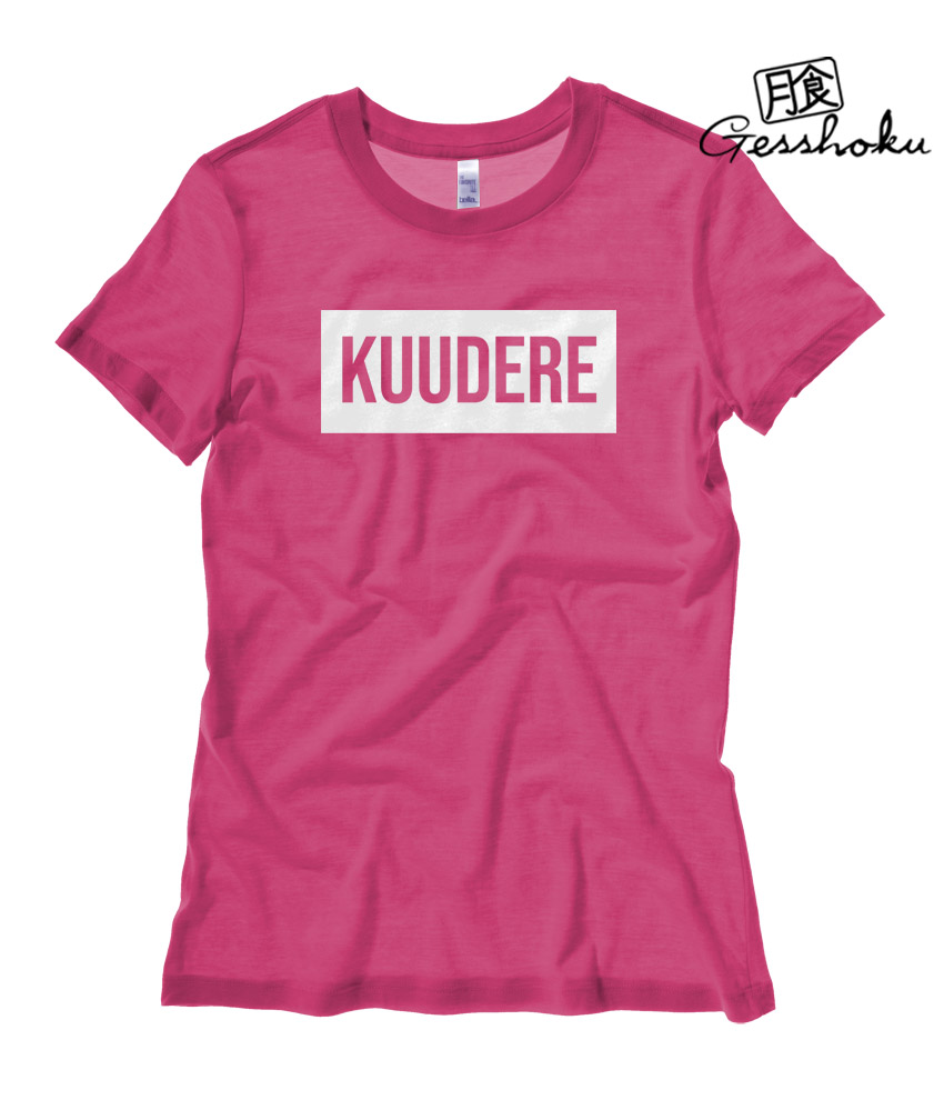 Kuudere Ladies T-shirt - Hot Pink