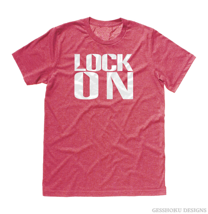 Lock On T-shirt - Heather Red
