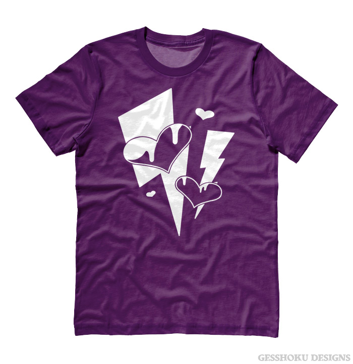 Love Shock T-shirt - Purple