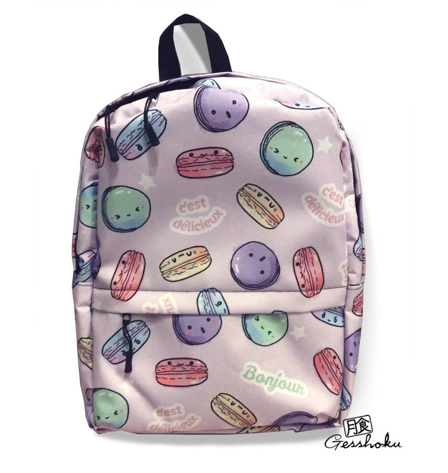 Delicious Macarons Classic Backpack with Laptop Sleeve - Lavender