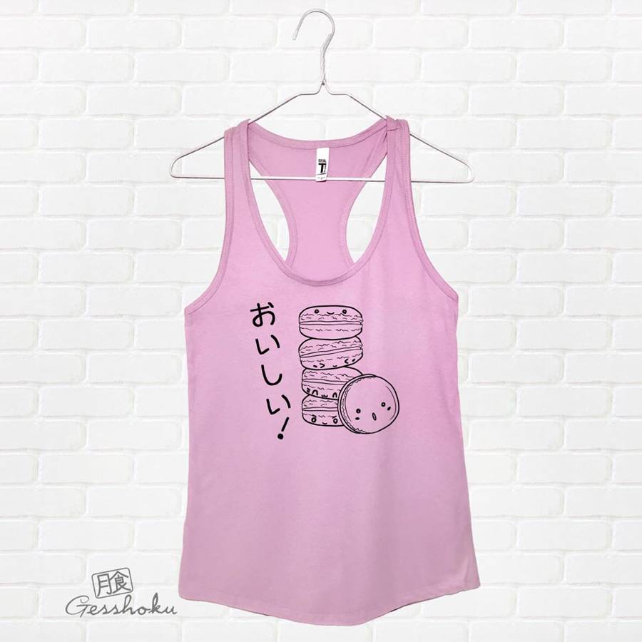 Delicious Macarons Racerback Tank Top - Lilac