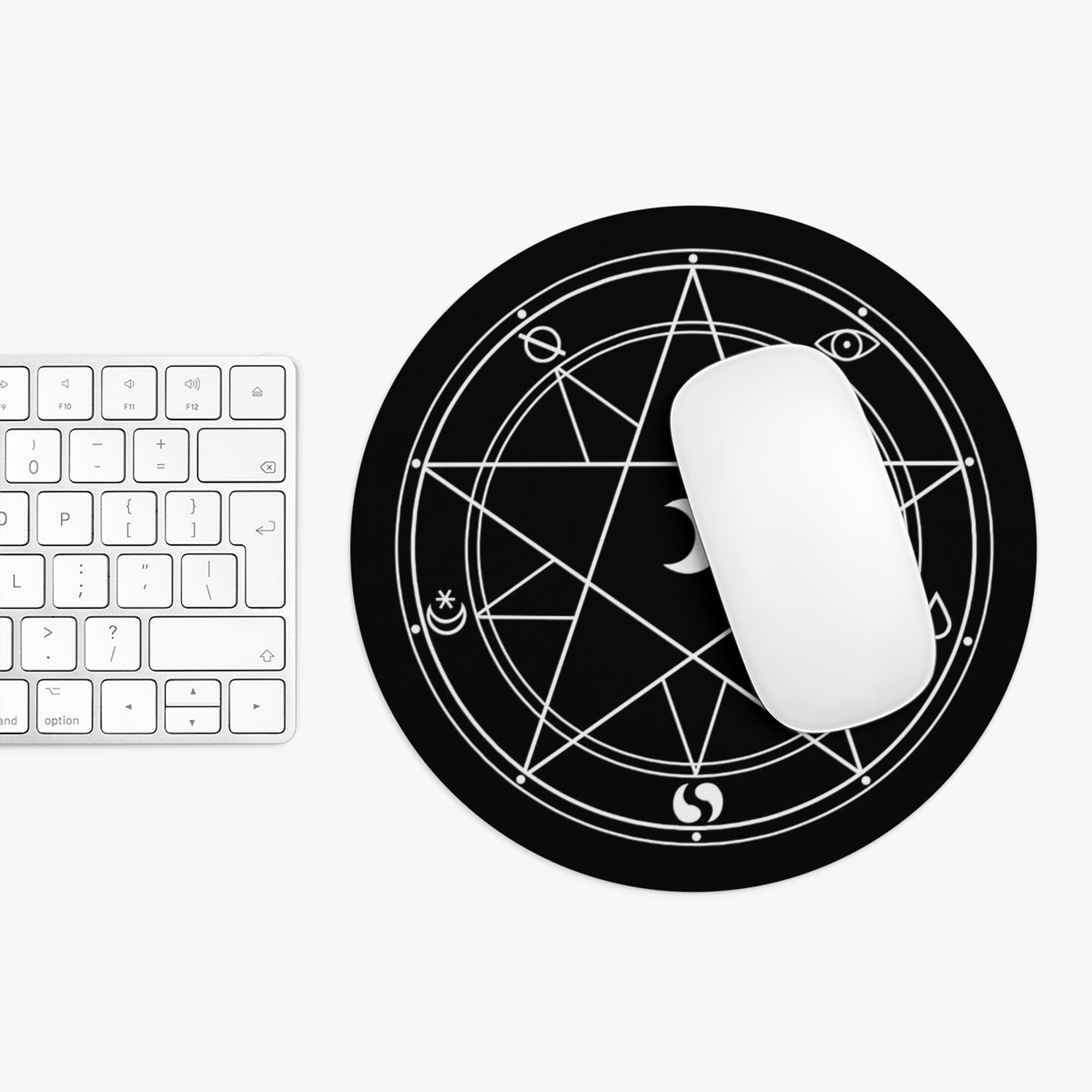 Magic Circle Mouse Pad (Round or Rectangle) -