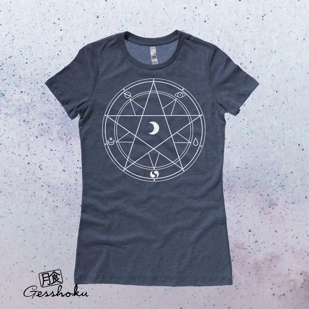 Magic Circle Ladies T-shirt - Heather Navy
