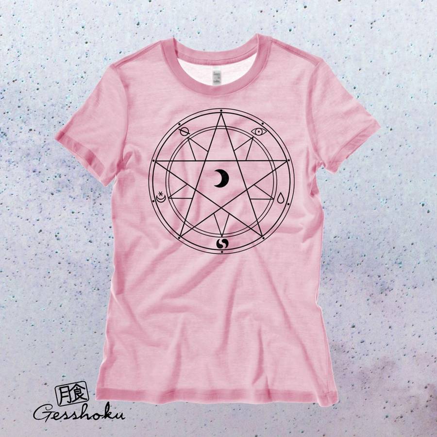 Magic Circle Ladies T-shirt - Light Pink